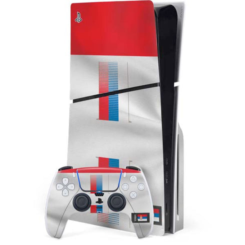 Serbia Soccer Flag PlayStation PS5 Skins